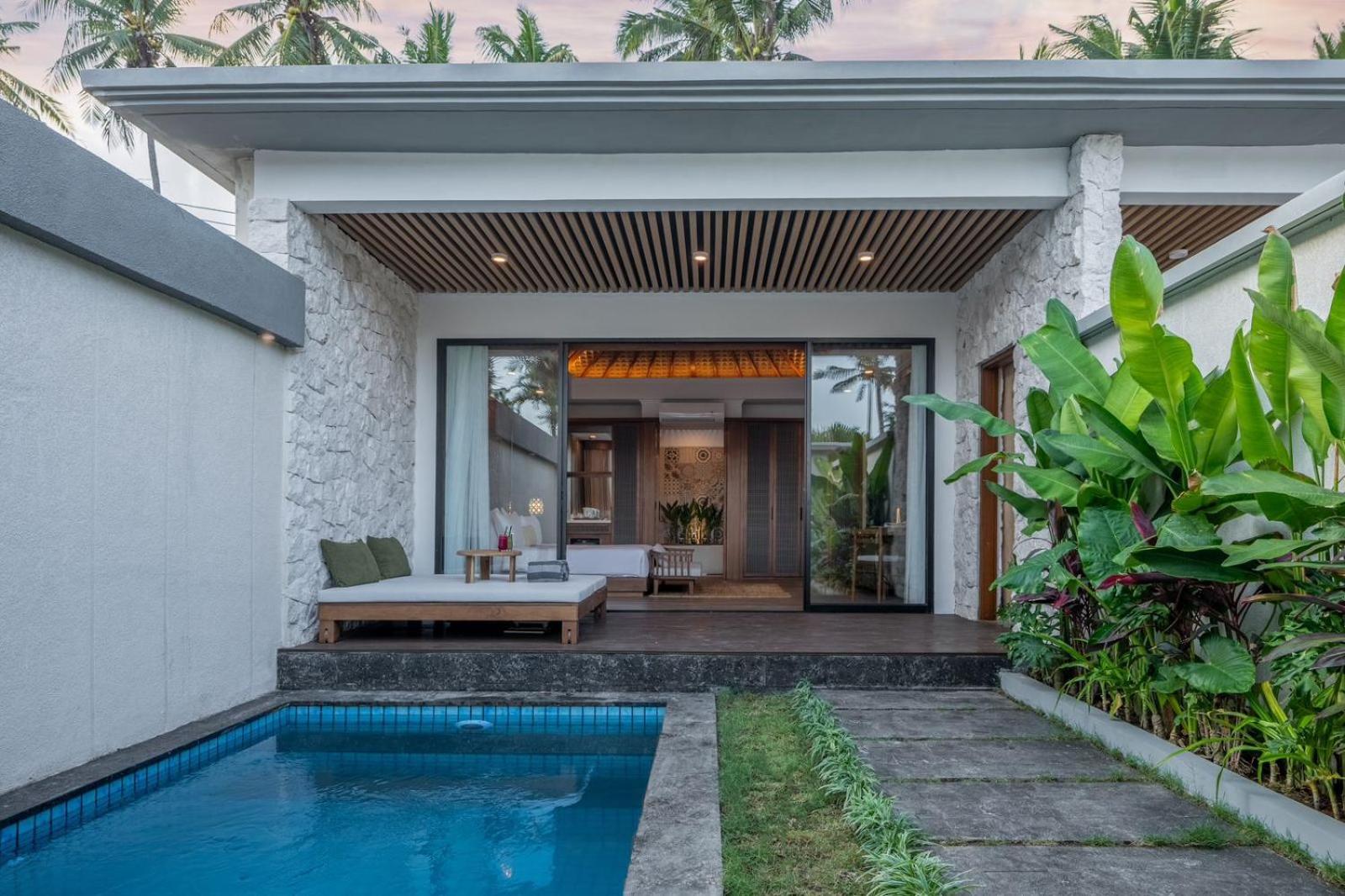منتجع وشاطئ تجيندانا كانديداسا تْشانديداسا المظهر الخارجي الصورة A pool villa at the resort
